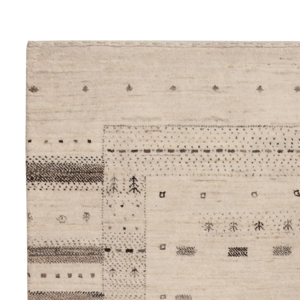 Gabbeh teppe - Loribaft Indus - 152 x 105 cm - krem