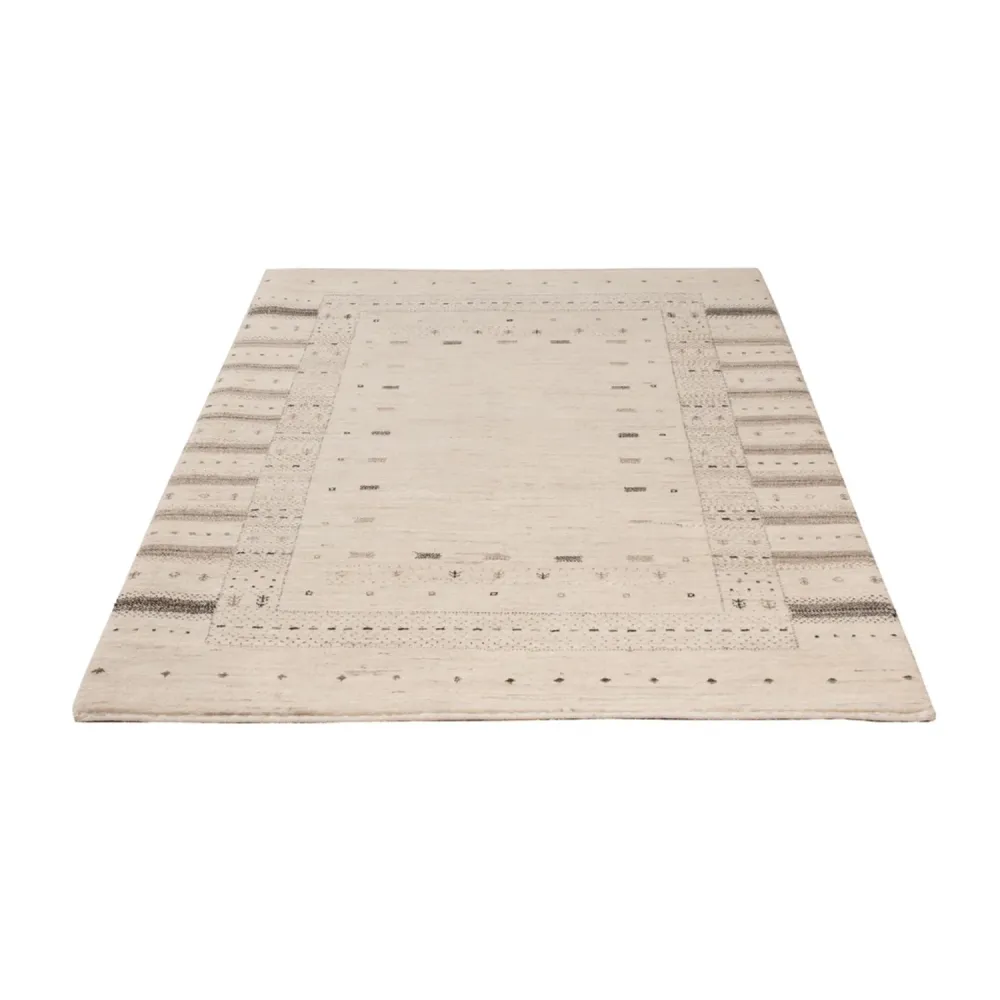Gabbeh teppe - Loribaft Indus - 153 x 108 cm - beige