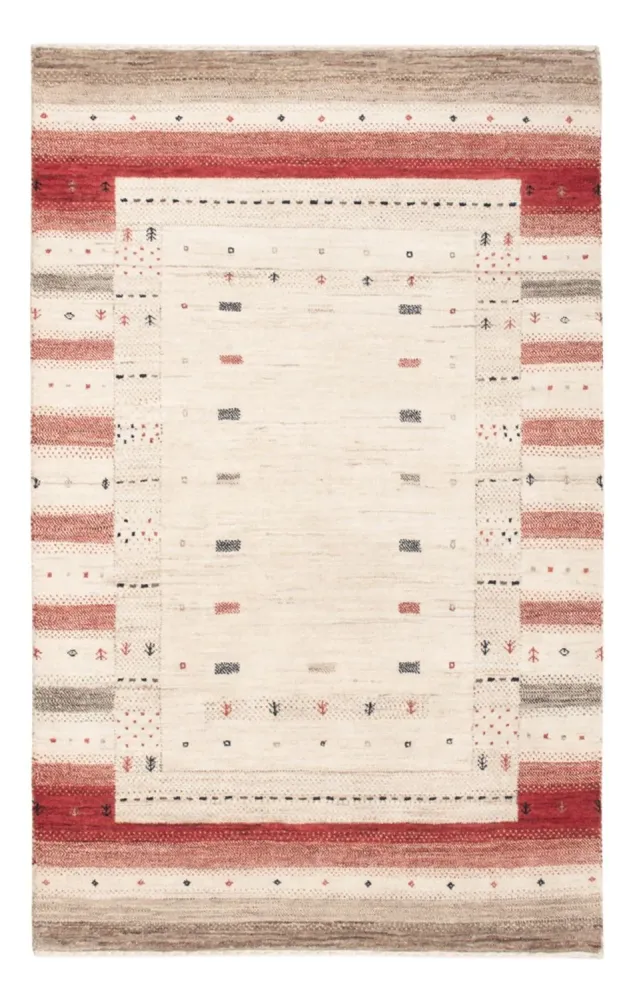 Gabbeh teppe - Loribaft Indus - 155 x 102 cm - beige