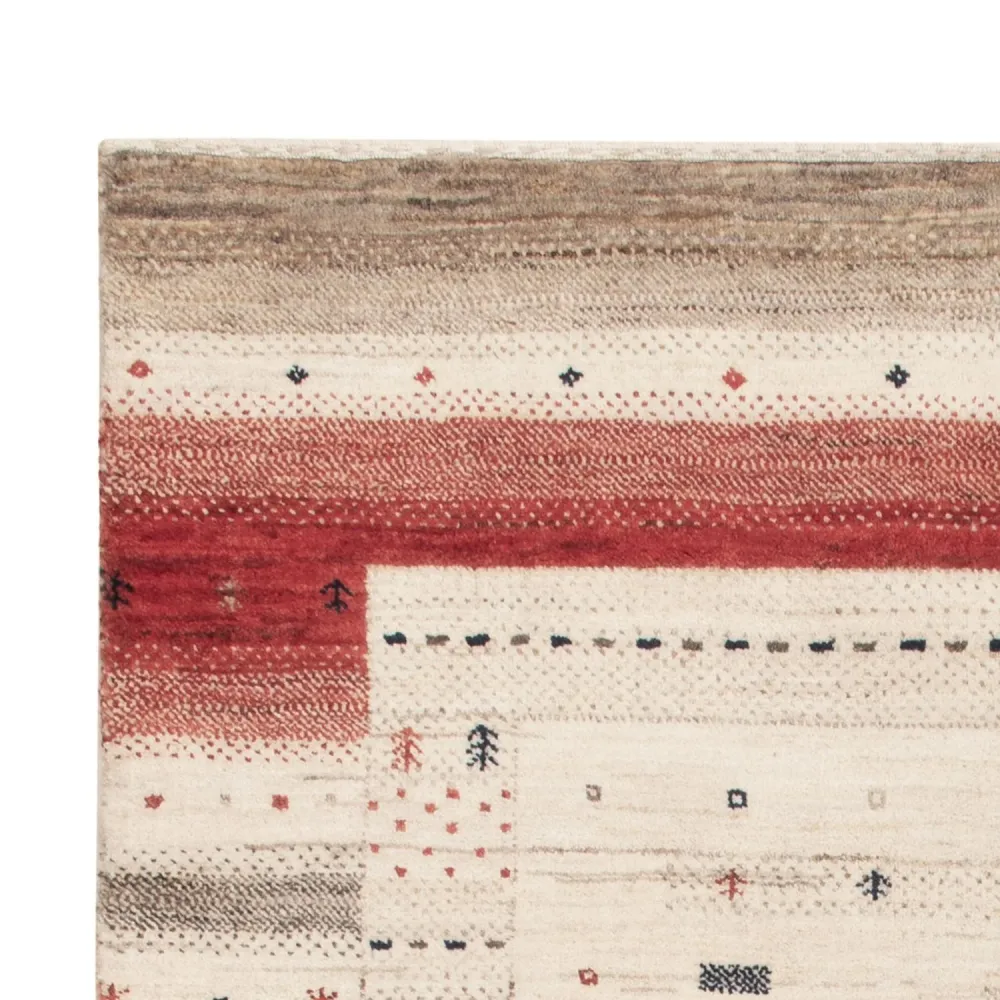 Gabbeh teppe - Loribaft Indus - 155 x 102 cm - beige