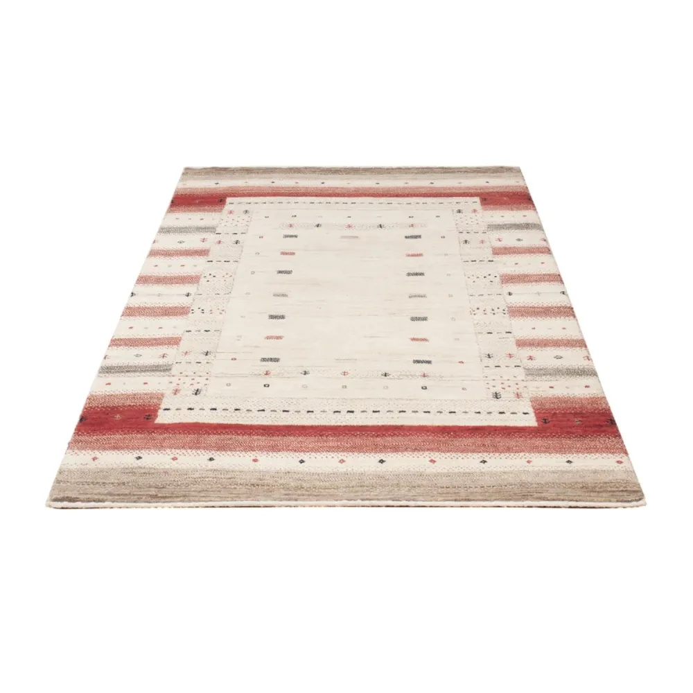 Gabbeh teppe - Loribaft Indus - 155 x 102 cm - beige