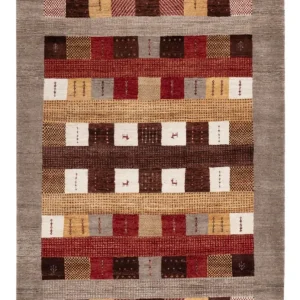 Gabbeh teppe - Loribaft Indus - 204 x 143 cm - flerfarget