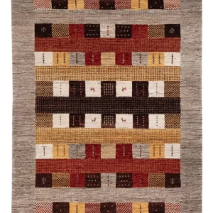 Gabbeh teppe - Loribaft Indus - 205 x 144 cm - flerfarget