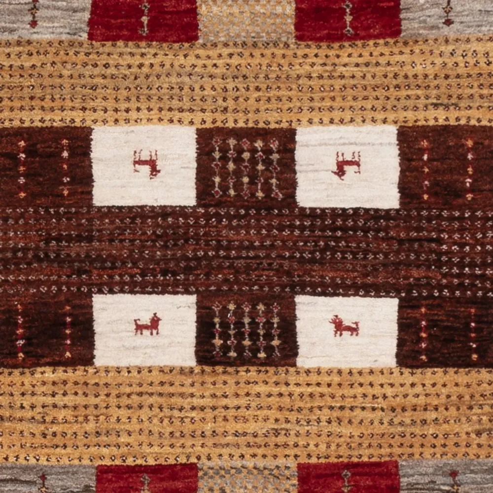 Gabbeh teppe - Loribaft Indus - 209 x 152 cm - flerfarget