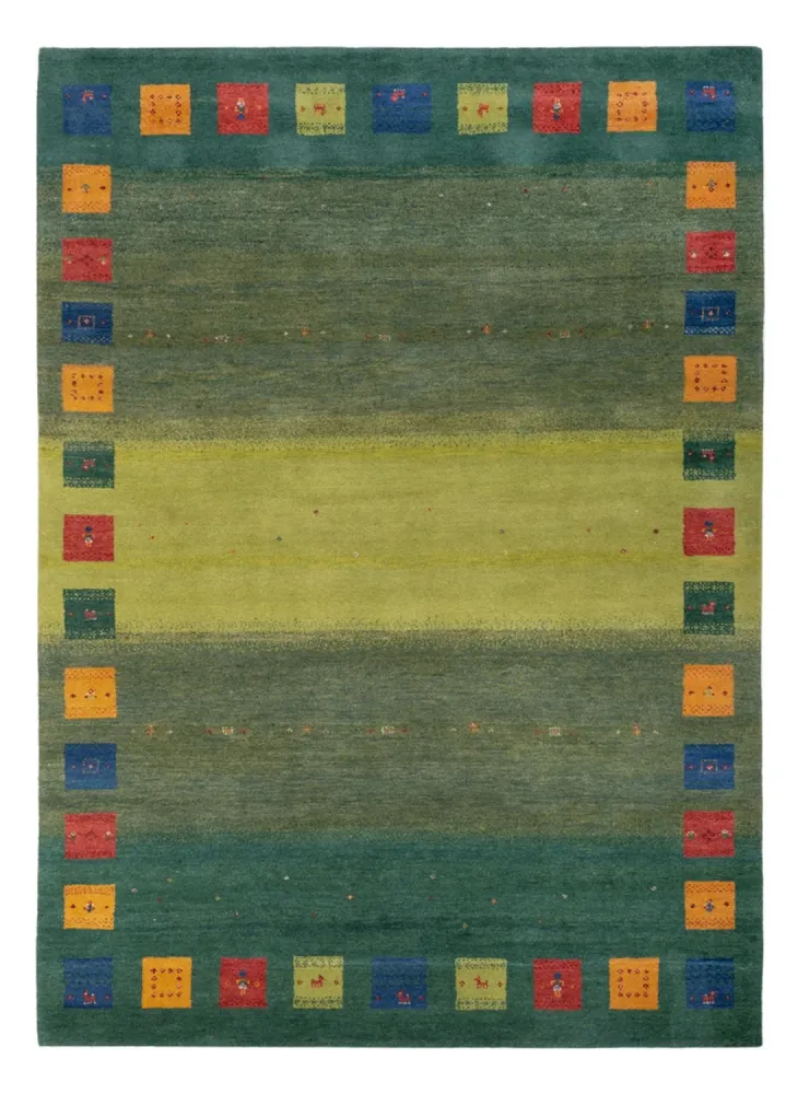 Gabbeh teppe - Loribaft Indus - 240 x 170 cm - grønn