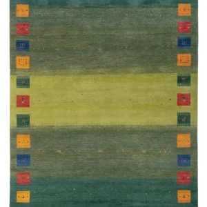 Gabbeh teppe - Loribaft Indus - 240 x 170 cm - grønn