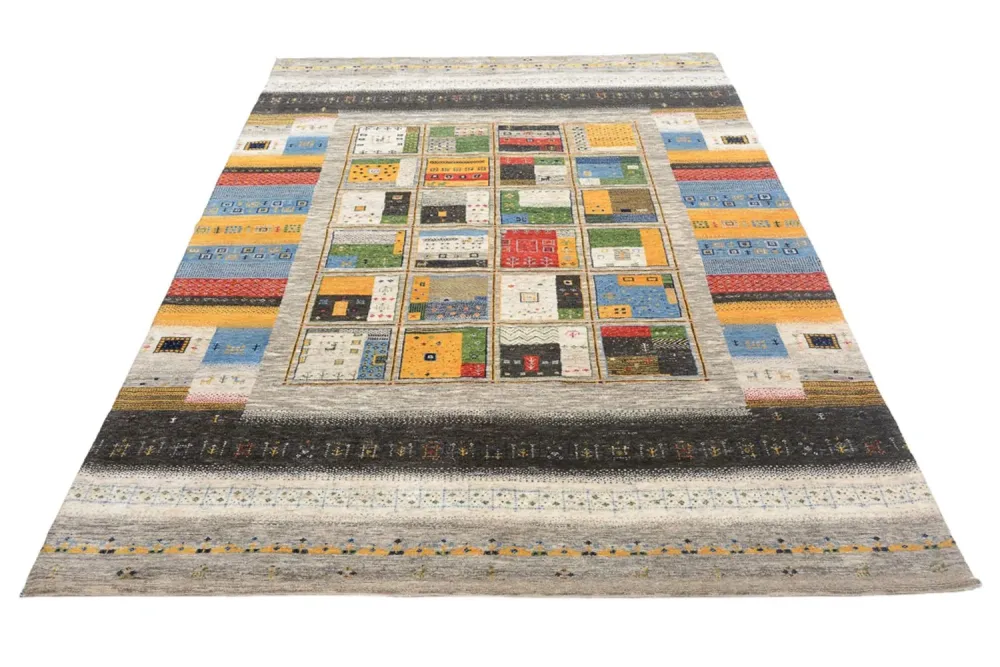 Gabbeh teppe - Loribaft Indus - 241 x 174 cm - flerfarget