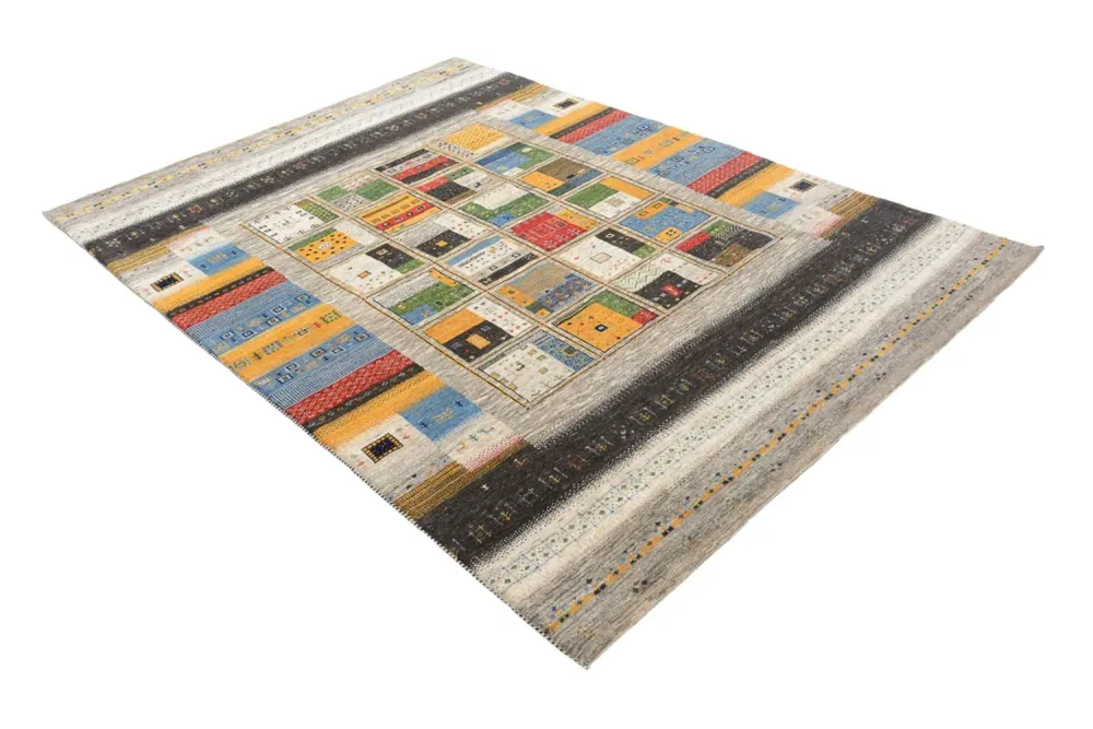 Gabbeh teppe - Loribaft Indus - 241 x 174 cm - flerfarget