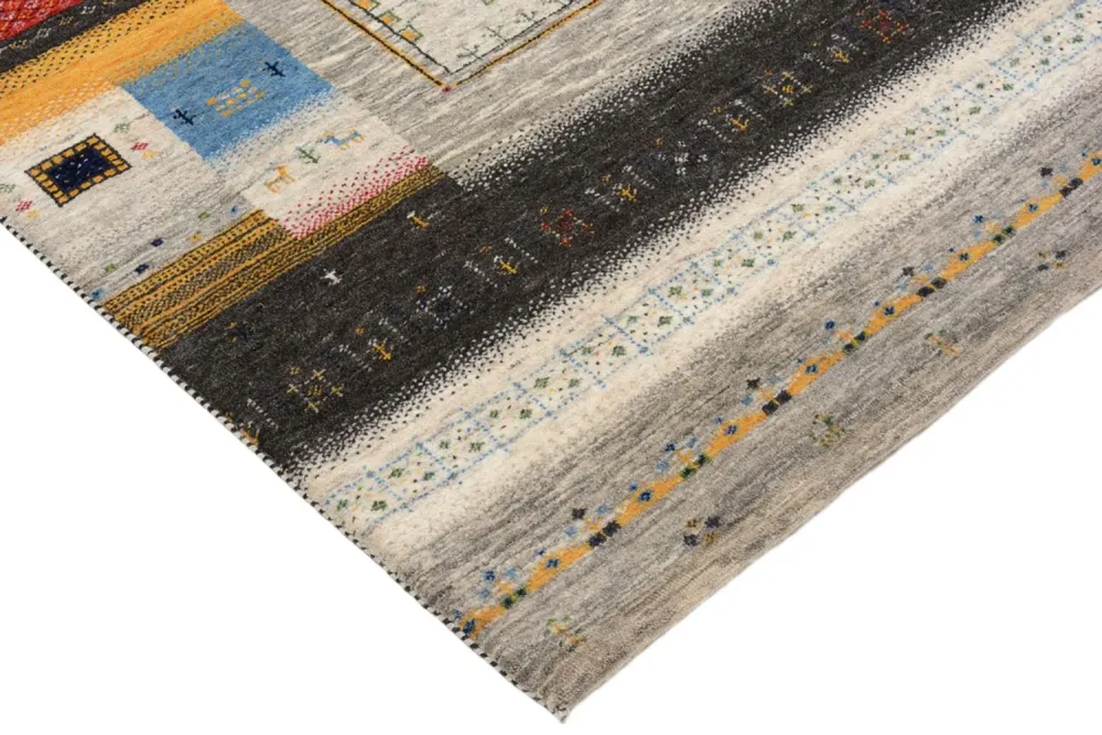 Gabbeh teppe - Loribaft Indus - 241 x 174 cm - flerfarget