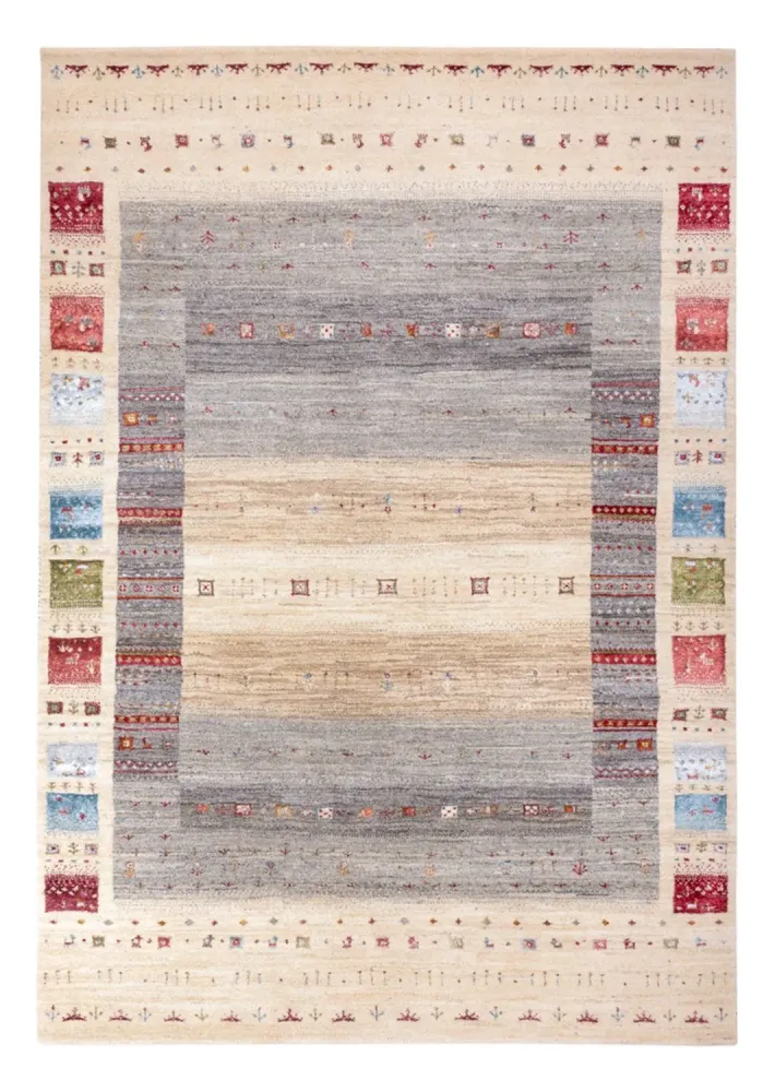 Gabbeh teppe - Loribaft Indus - 242 x 167 cm - natur
