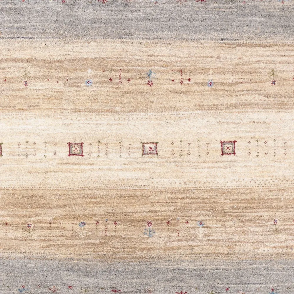 Gabbeh teppe - Loribaft Indus - 242 x 167 cm - natur