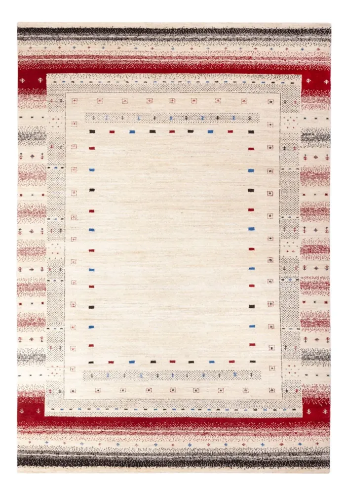 Gabbeh teppe - Loribaft Indus - 242 x 168 cm - krem