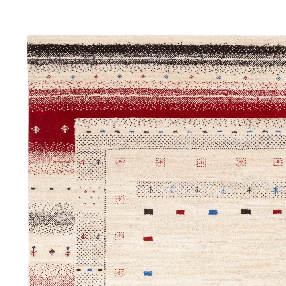 Gabbeh teppe - Loribaft Indus - 242 x 168 cm - krem