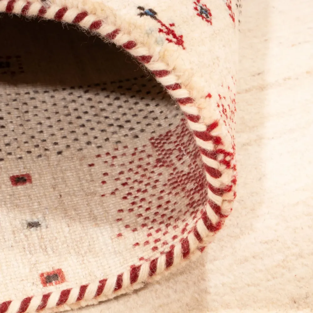 Gabbeh teppe - Loribaft Indus - 242 x 168 cm - krem