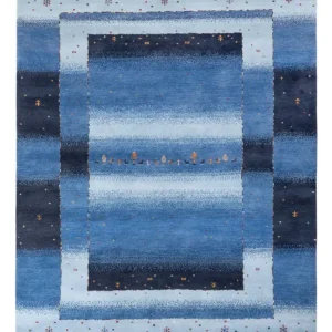 Gabbeh teppe - Loribaft Indus - 243 x 169 cm - blå