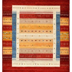 Gabbeh teppe - Loribaft Indus - 244 x 173 cm - flerfarget