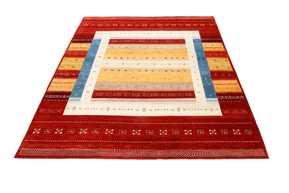 Gabbeh teppe - Loribaft Indus - 244 x 173 cm - flerfarget