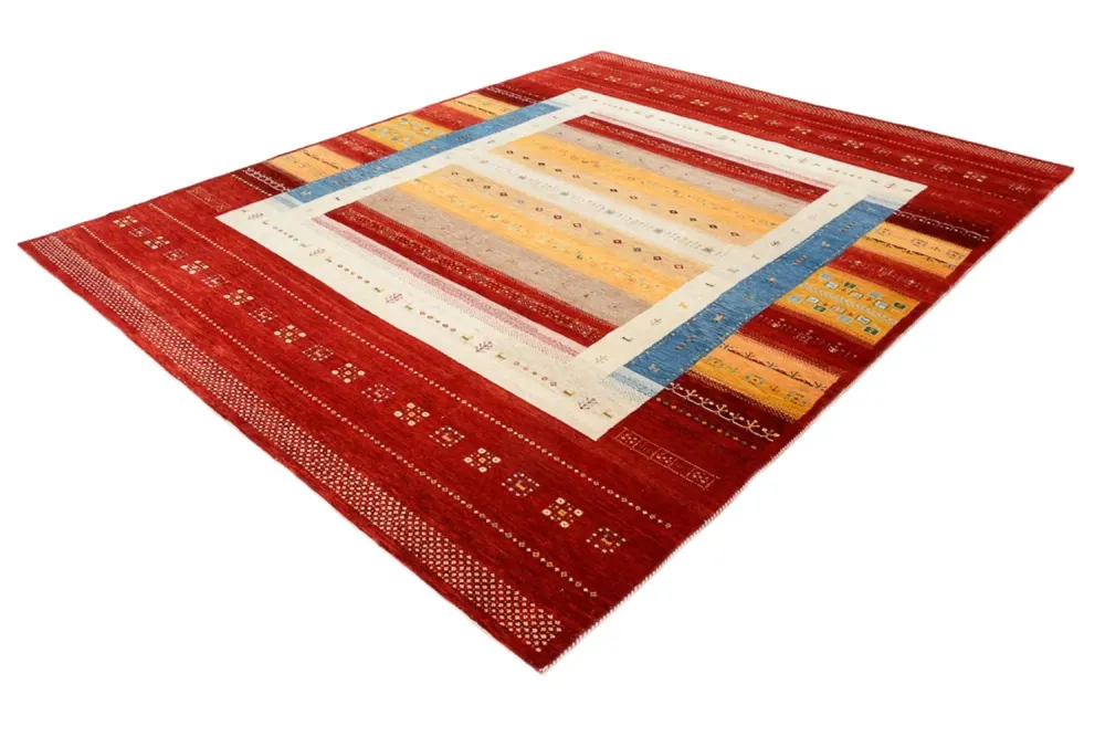 Gabbeh teppe - Loribaft Indus - 244 x 173 cm - flerfarget