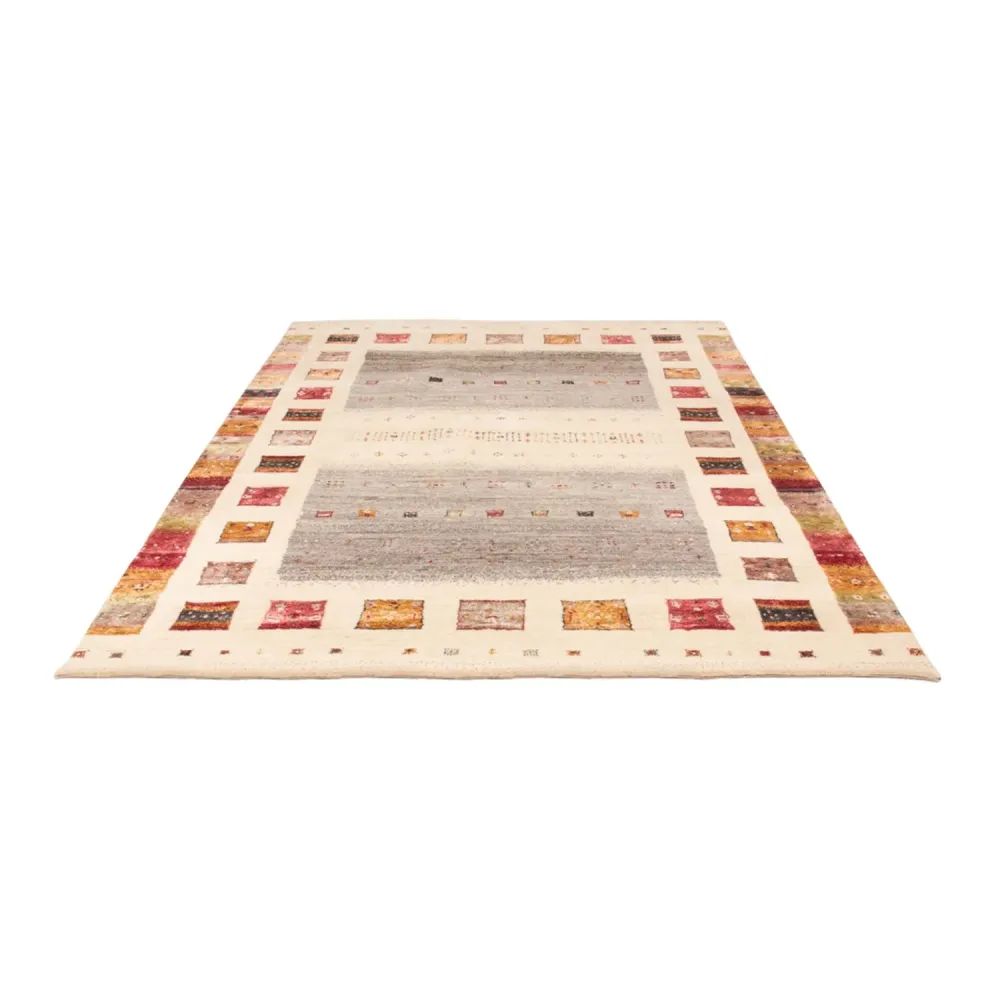 Gabbeh teppe - Loribaft Indus - 245 x 166 cm - natur