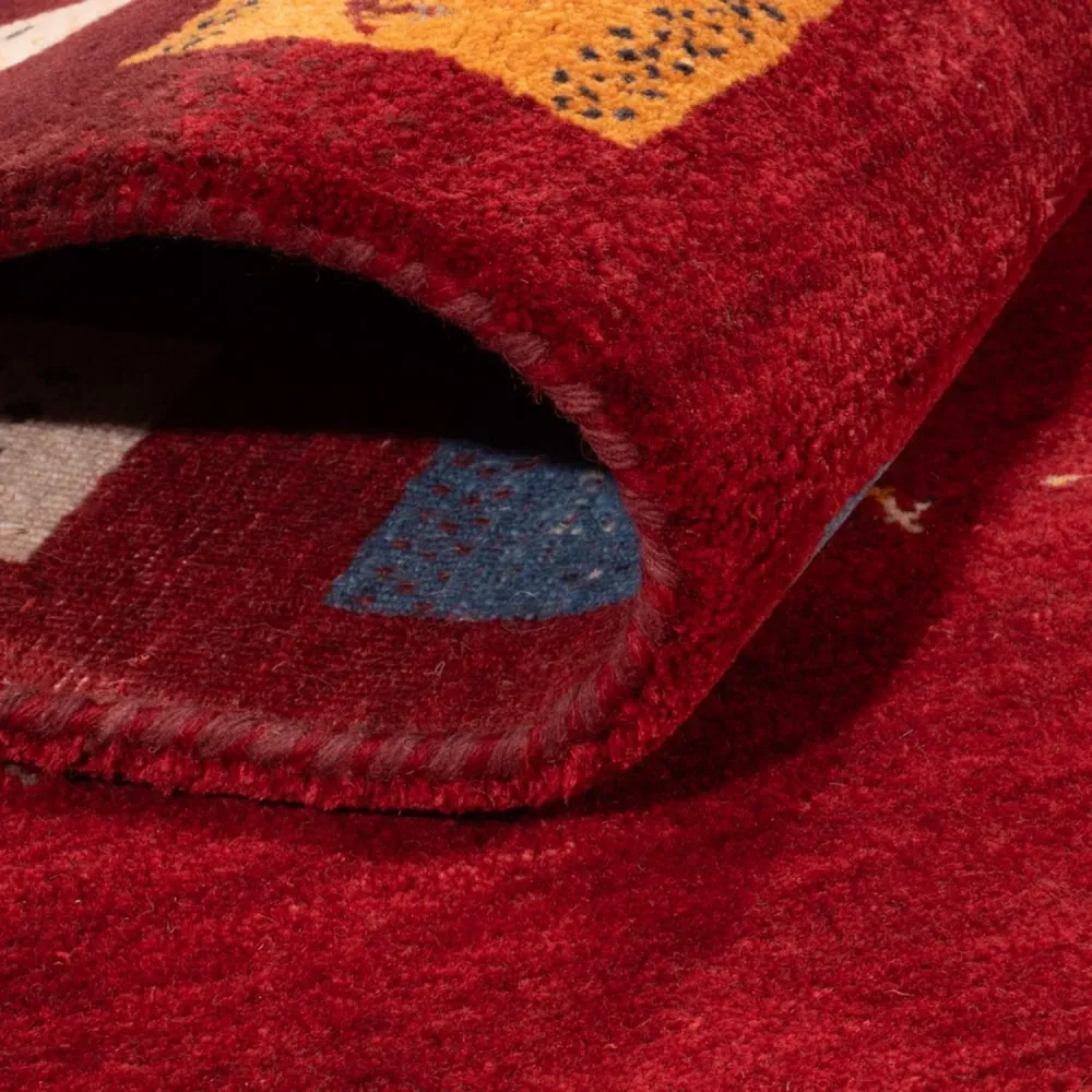 Gabbeh teppe - Loribaft Indus - 245 x 170 cm - rød