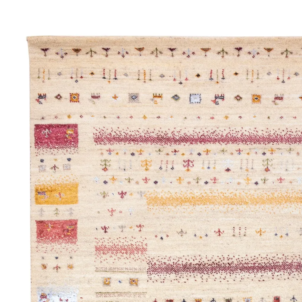 Gabbeh teppe - Loribaft Indus - 245 x 174 cm - krem