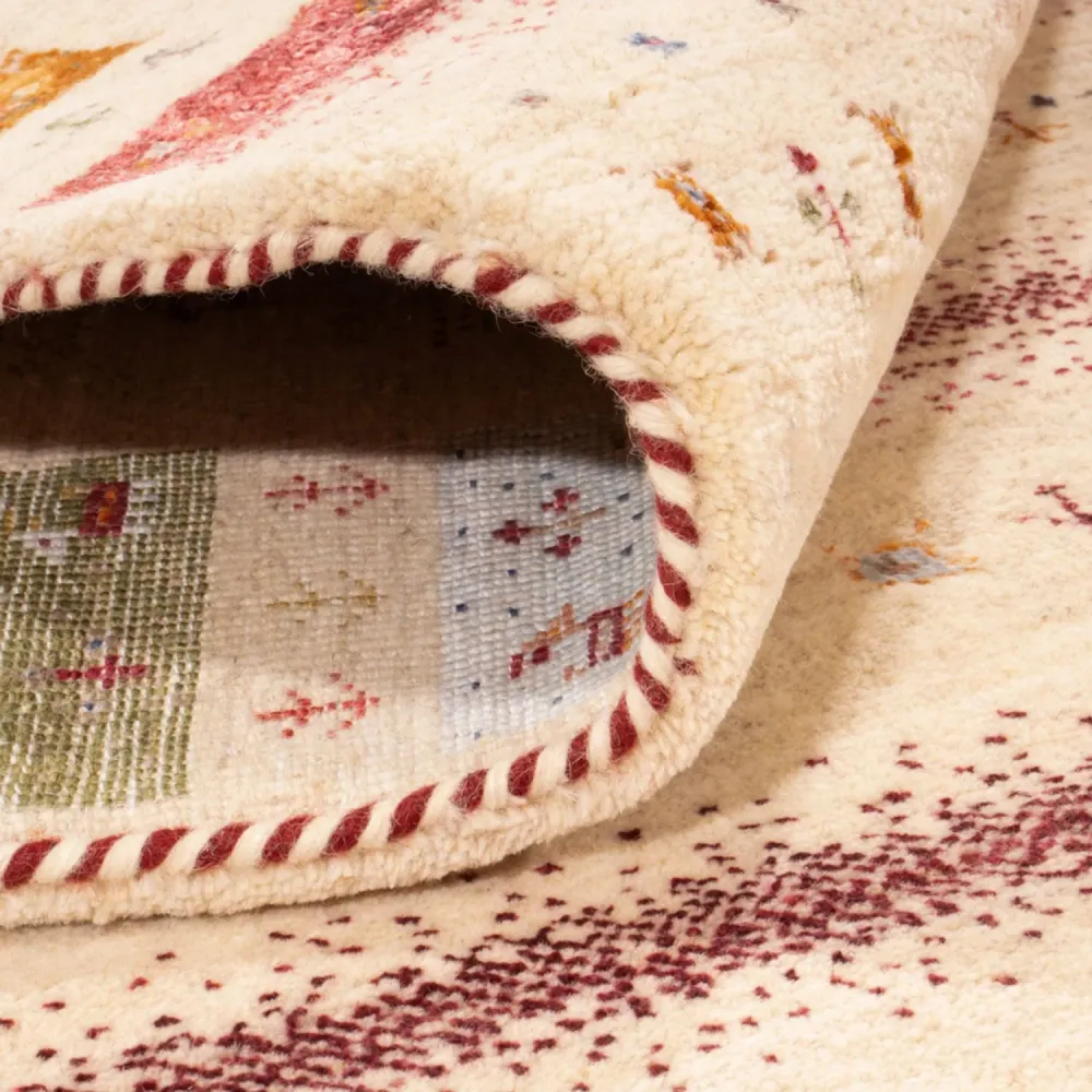 Gabbeh teppe - Loribaft Indus - 245 x 174 cm - krem