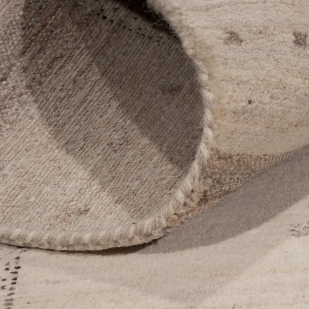 Gabbeh teppe - Loribaft Indus - 245 x 174 cm - lys beige