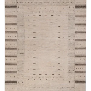 Gabbeh teppe - Loribaft Indus - 245 x 174 cm - lys beige