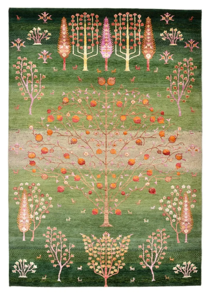 Gabbeh teppe - Loribaft Indus - 246 x 171 cm - flerfarget