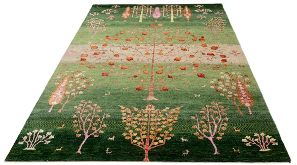 Gabbeh teppe - Loribaft Indus - 246 x 171 cm - flerfarget