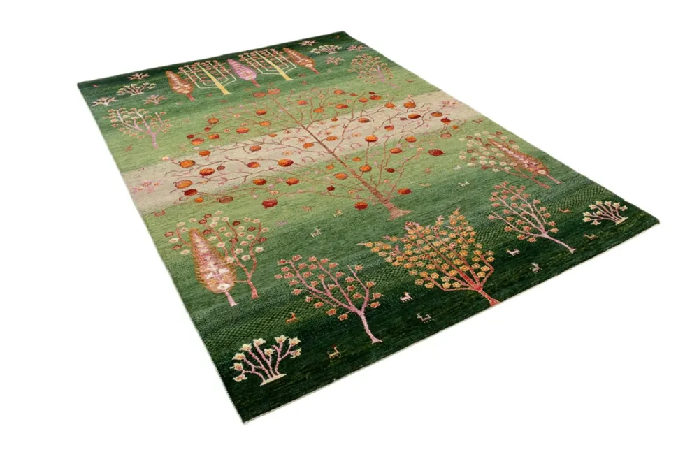 Gabbeh teppe - Loribaft Indus - 246 x 171 cm - flerfarget