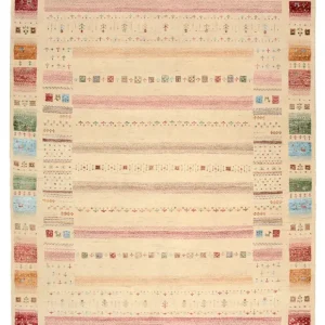 Gabbeh teppe - Loribaft Indus - 246 x 171 cm - flerfarget