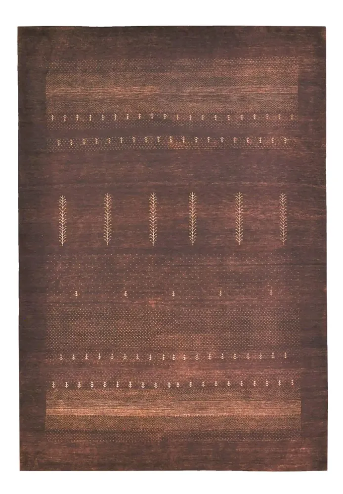 Gabbeh teppe - Loribaft Indus - 247 x 173 cm - mørk rød