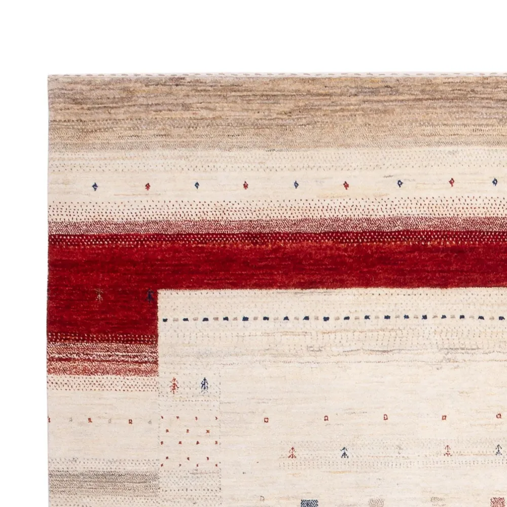 Gabbeh teppe - Loribaft Indus - 292 x 185 cm - beige