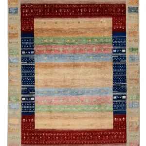 Gabbeh teppe - Loribaft Indus - 302 x 205 cm - flerfarget