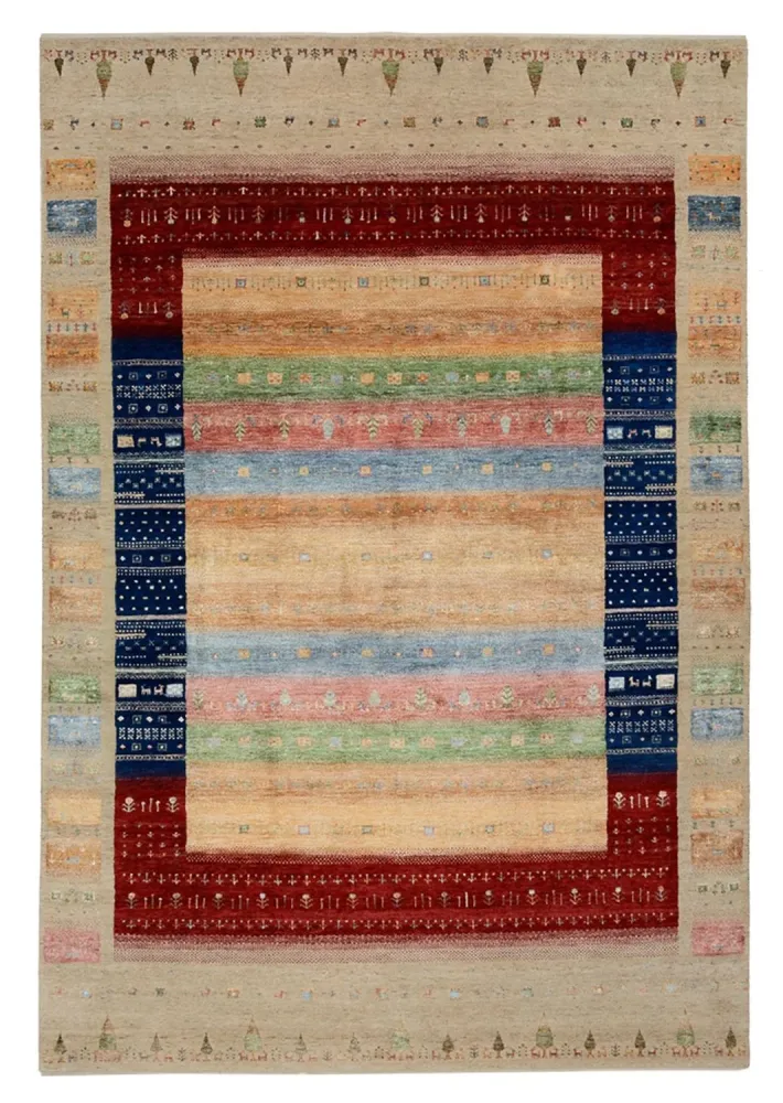 Gabbeh teppe - Loribaft Indus - 302 x 205 cm - flerfarget