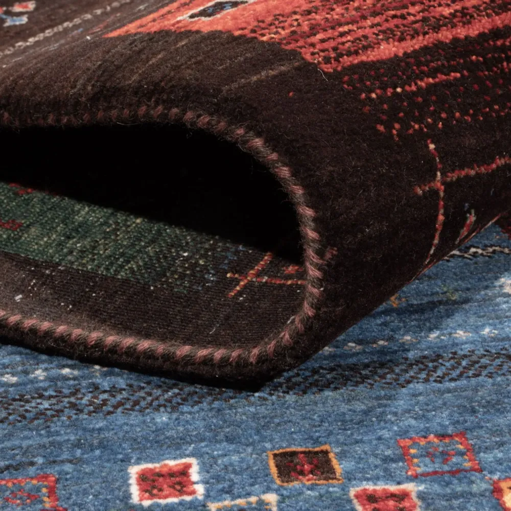 Gabbeh teppe - Loribaft Indus - 304 x 257 cm - flerfarget