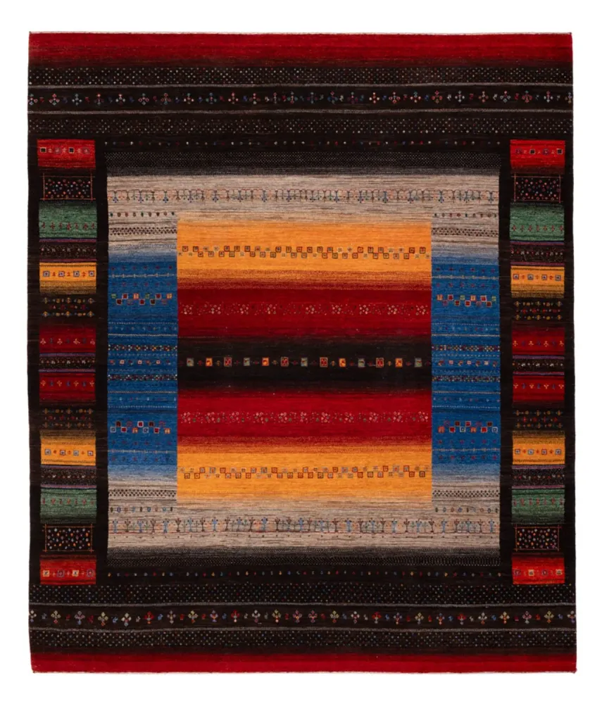 Gabbeh teppe - Loribaft Indus - 304 x 257 cm - flerfarget