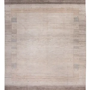 Gabbeh teppe - Loribaft Indus - 396 x 300 cm - taupe
