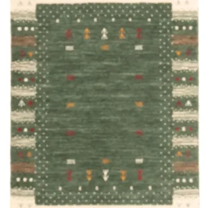 Gabbeh teppe - Loribaft Indus - 90 x 60 cm - flerfarget