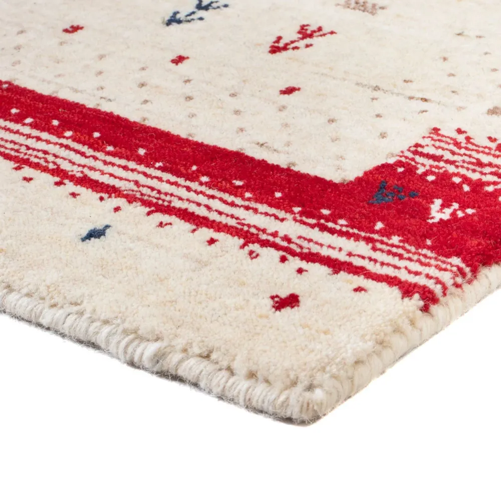Gabbeh teppe - Loribaft Indus - 90 x 60 cm - flerfarget