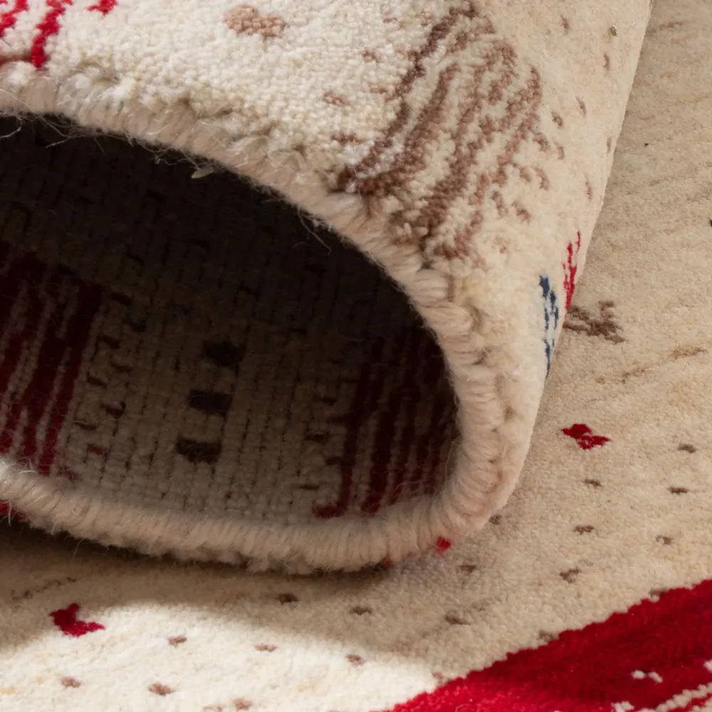 Gabbeh teppe - Loribaft Indus - 90 x 60 cm - flerfarget