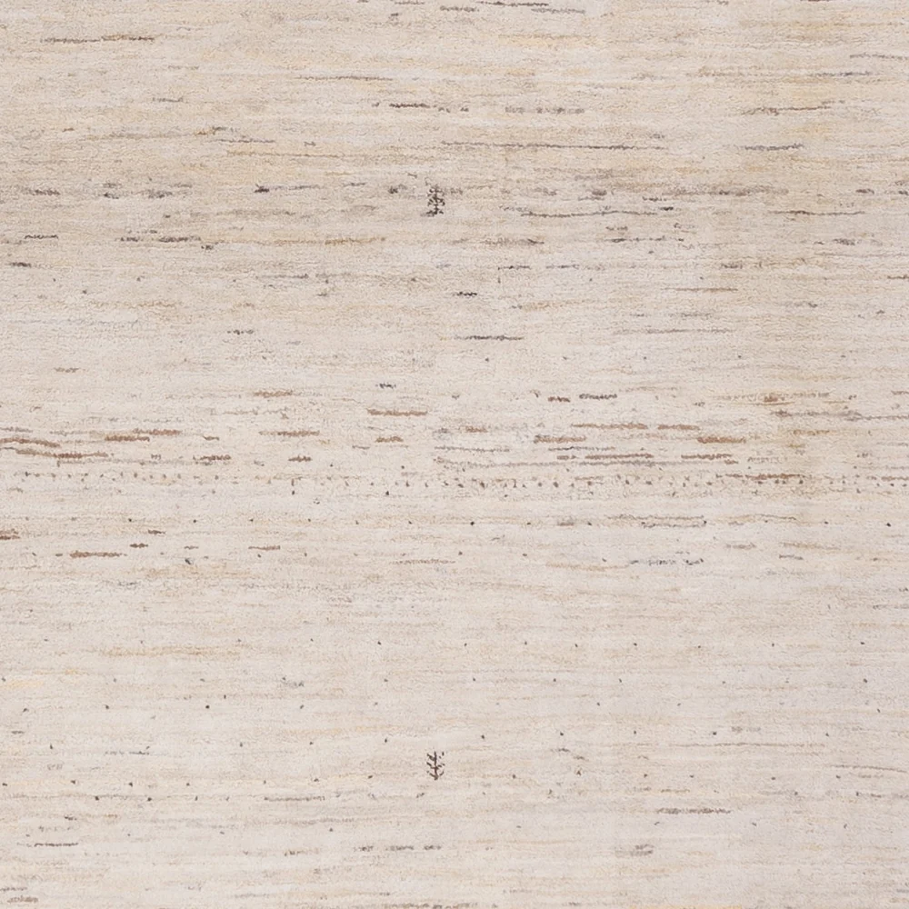 Gabbeh teppe - Loribaft Indus square - 246 x 249 cm - lys beige