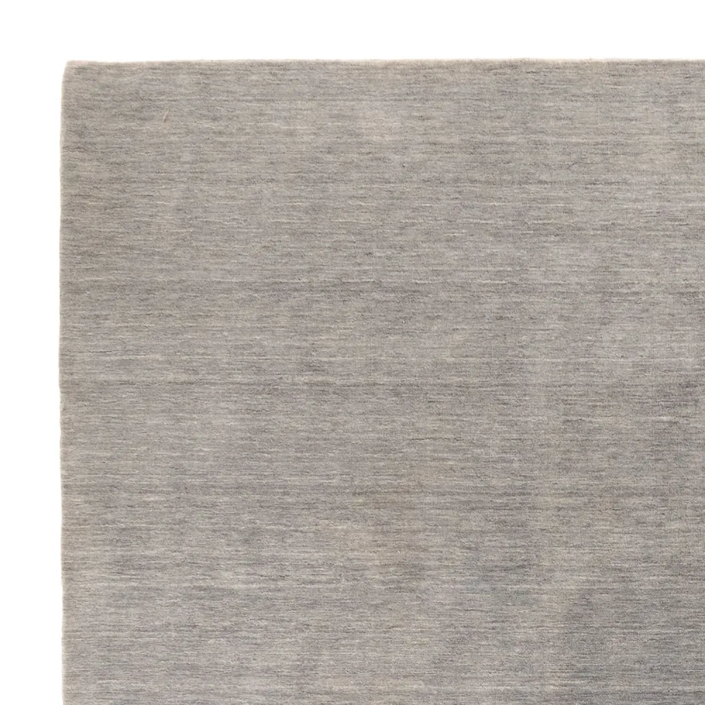 Gabbeh teppe - Loribaft Indus square - 250 x 250 cm - lysegrå