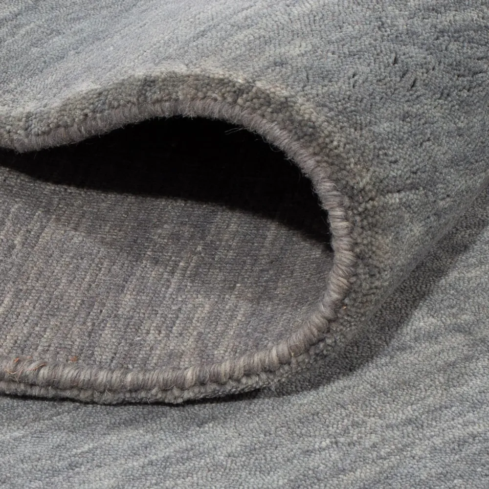Gabbeh teppe - Loribaft Indus square - 250 x 250 cm - lysegrå