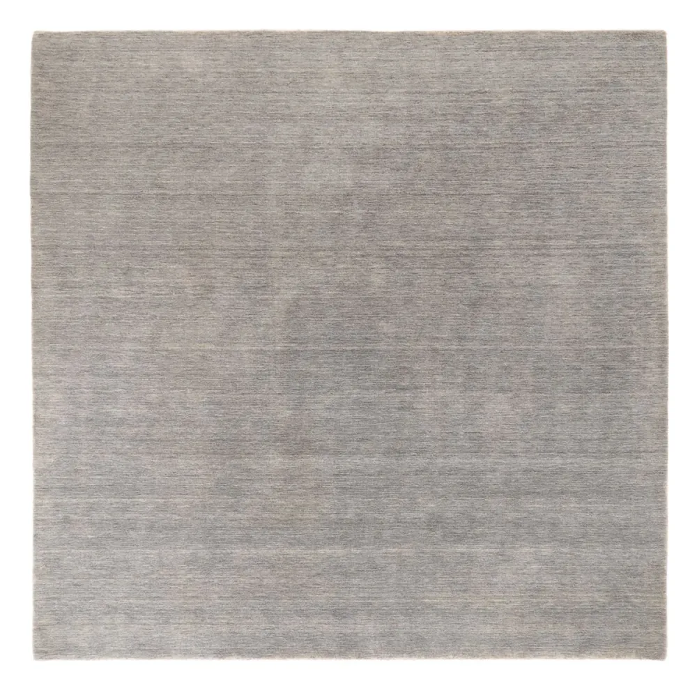 Gabbeh teppe - Loribaft Indus square - 250 x 250 cm - lysegrå