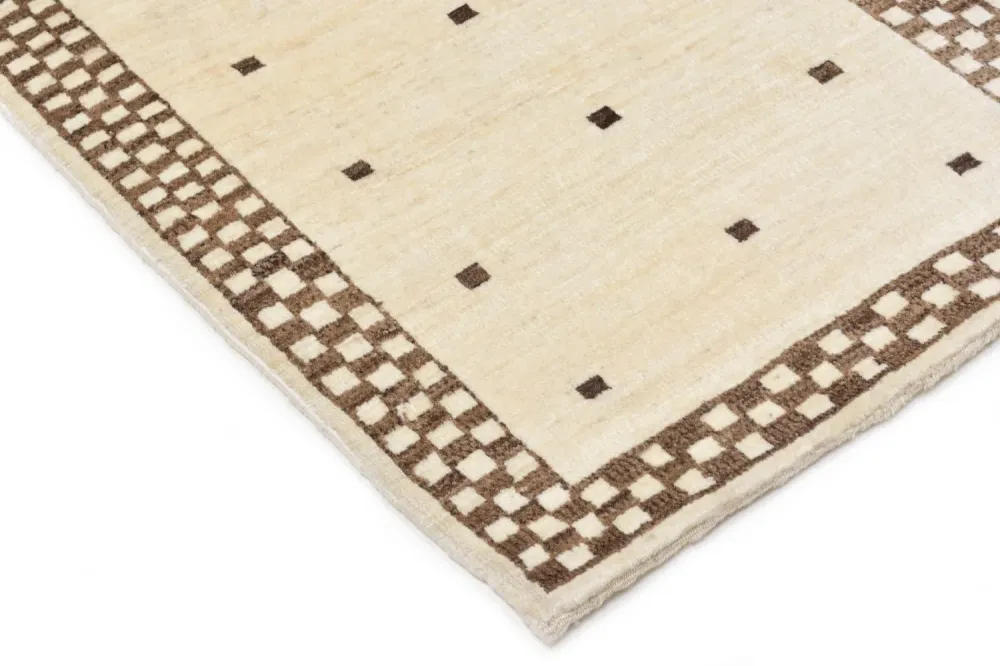 Gabbeh teppe - Loribaft persisk teppe - 108 x 71 cm - sand
