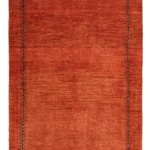 Gabbeh teppe - Loribaft persisk teppe - 115 x 82 cm - mørk rød