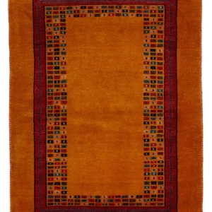 Gabbeh teppe - Loribaft persisk teppe - 118 x 84 cm - gull