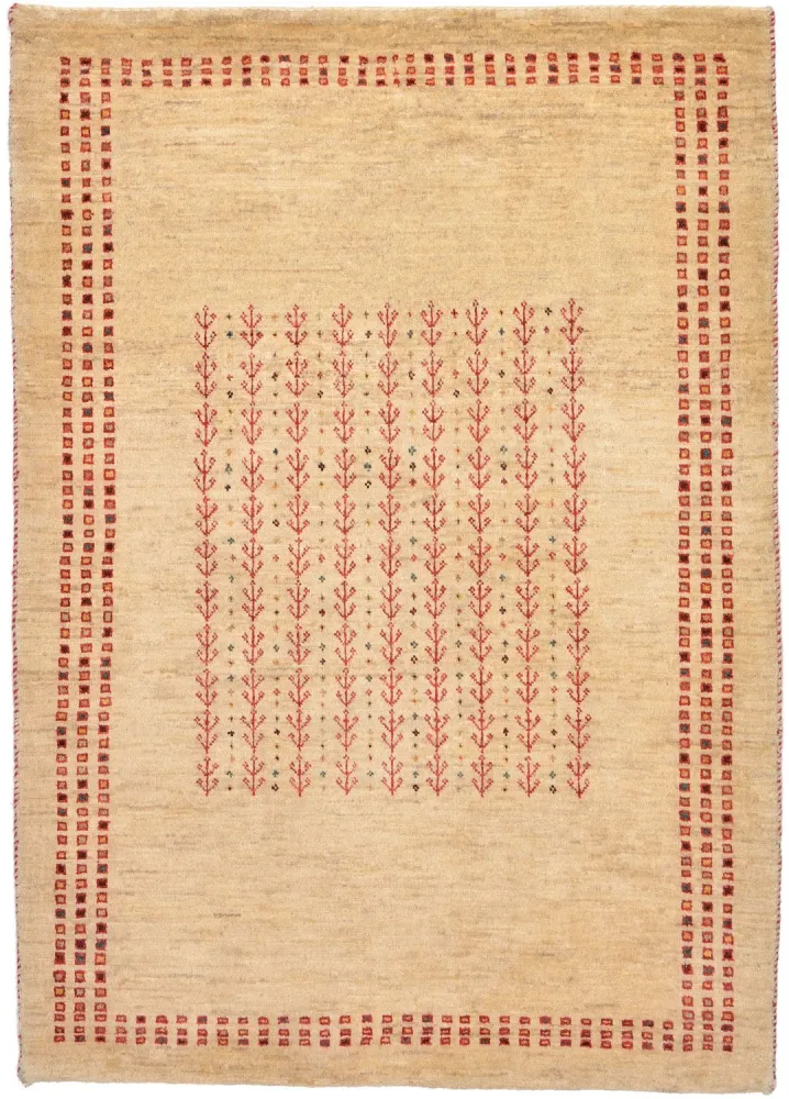 Gabbeh teppe - Loribaft persisk teppe - 119 x 81 cm - natur